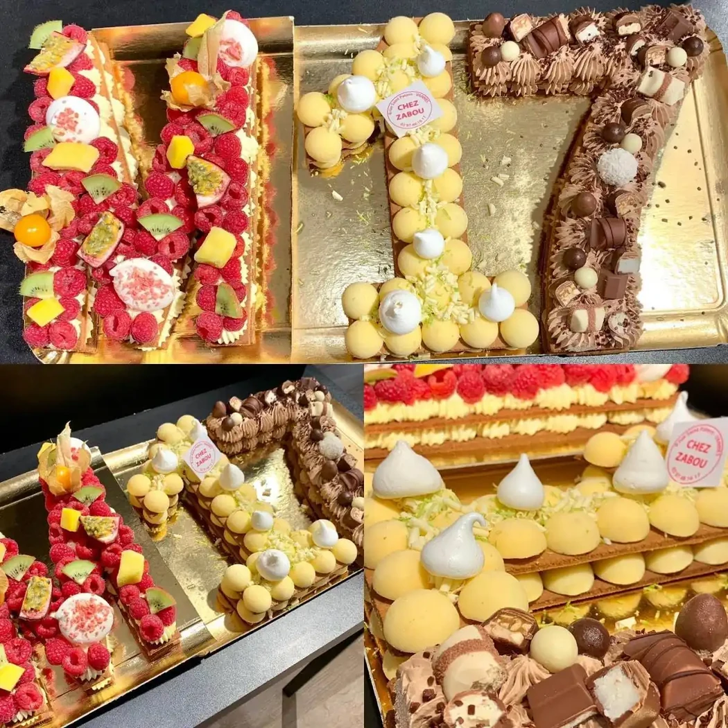 Number cake (40 euros/6-8 parts)