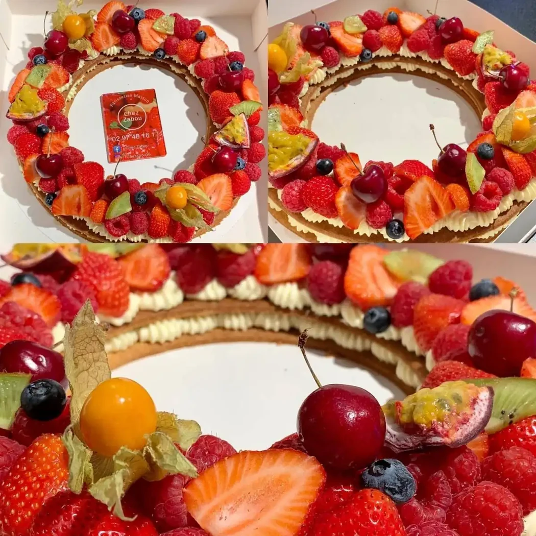 Couronne cake (40 euros/6-8 parts)