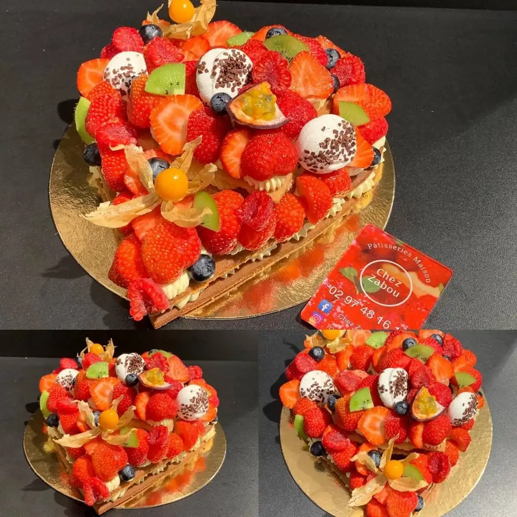 Coeur cake (40 euros/6-8 parts)