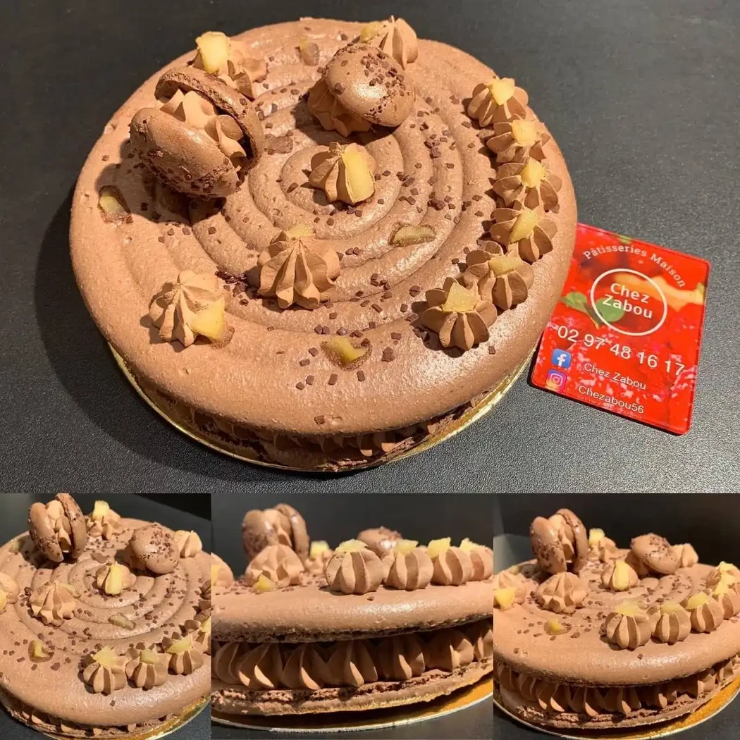 Macaron chocolat (6 euros/personne)